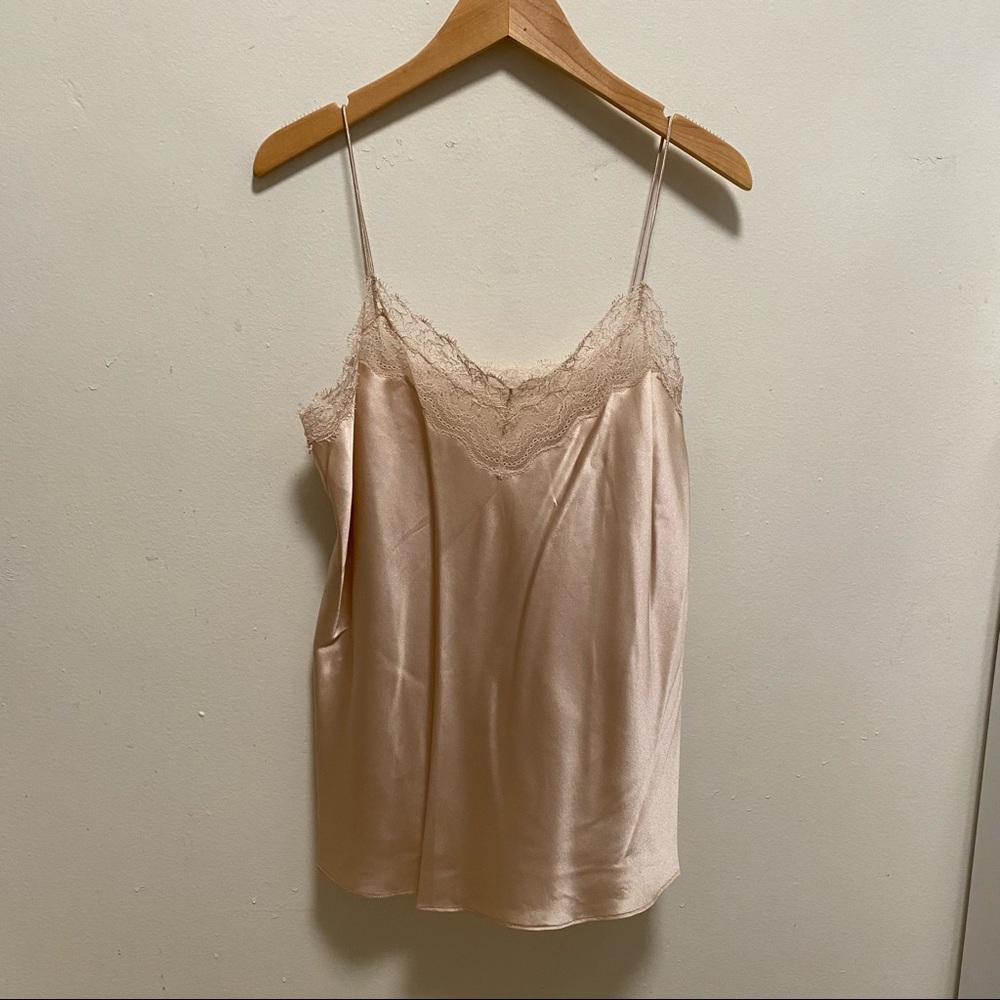 NWOT Jonathan Simkhai Blush Silk Camisole Size S